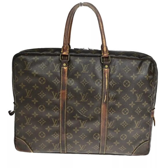 LOUIS VUITTON Porte Documents Voyage Briefcase Hand Bag Monogram - Picture 3 of 16